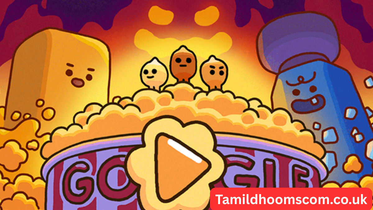 popcorn google doodle
